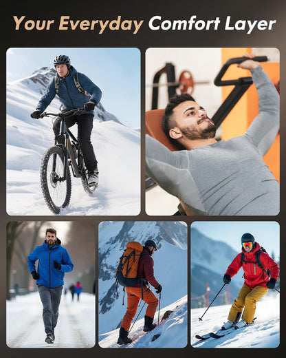 2 or 3 Sets Thermal Underwear for Men Long Johns Base Layer Cold Weather