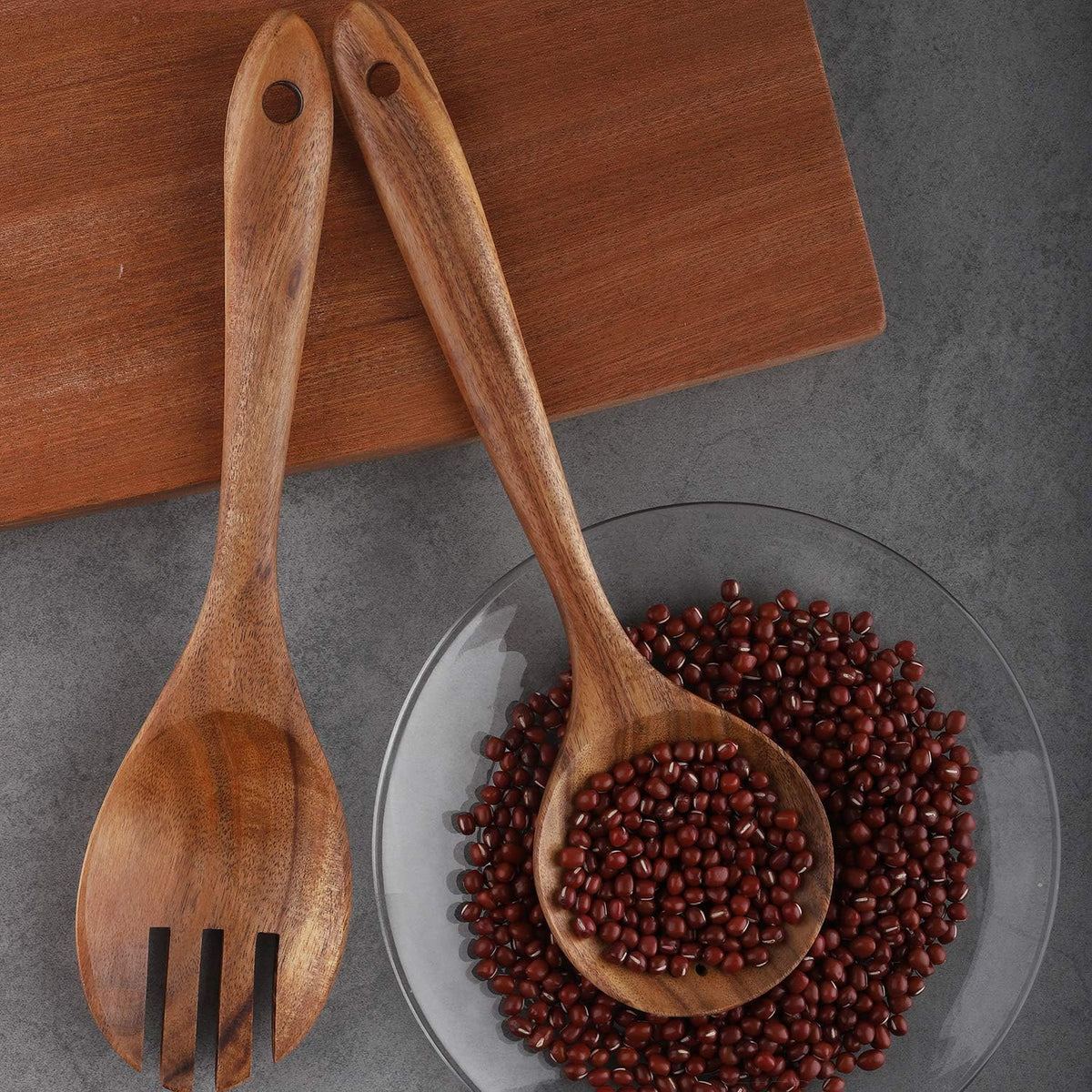 Wooden Cooking Utensils Set 4-Piece Wood Kitchen Utensil Set